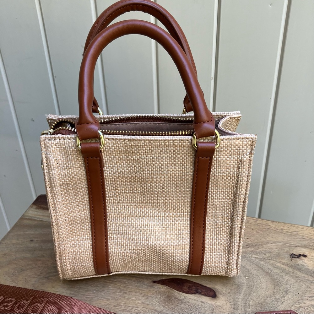Steve Madden straw purse - Picture 4 of 11
